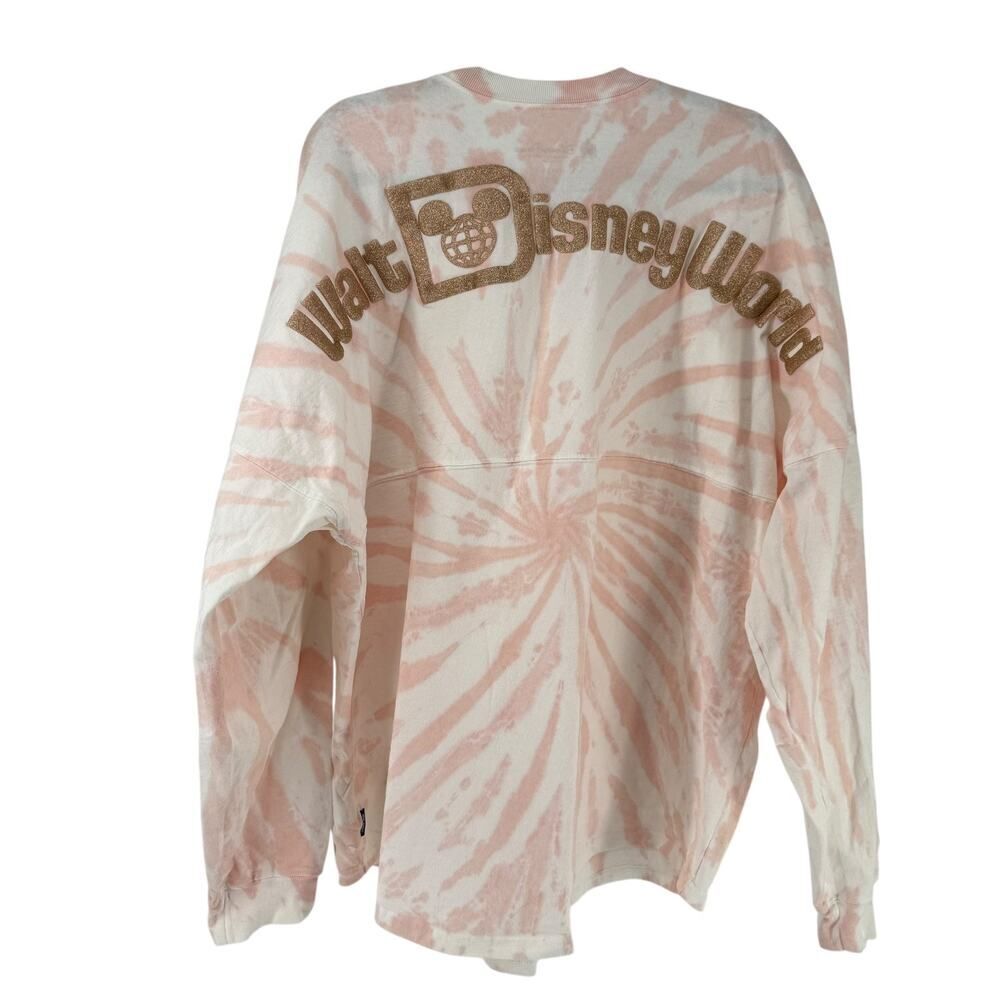Walt Disney World Spirit Jersey Long Sleeve XL Womens Briar Rose Gold Glitter